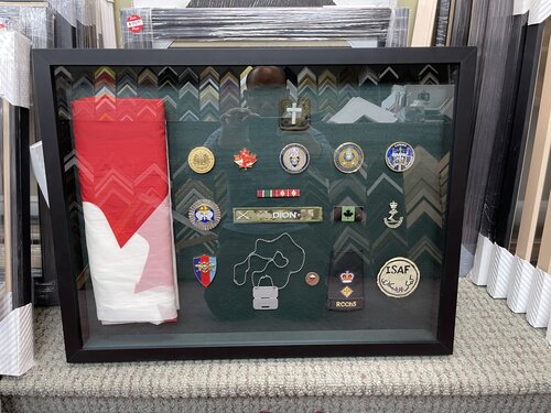 Framed photograph with black frame and white mat Ottawa