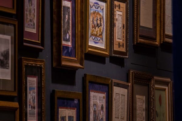 Custom framed artwork detail showing quality matting and moulding Ottawa