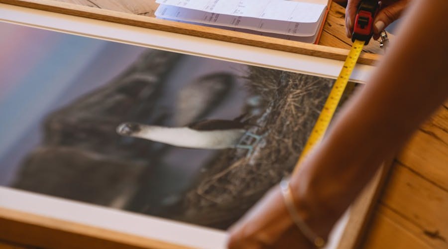 Custom picture framing workshop in Ottawa serving artists since 1989